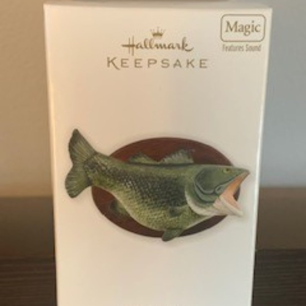 Hallmark Magic Ornament Loudmouth bass